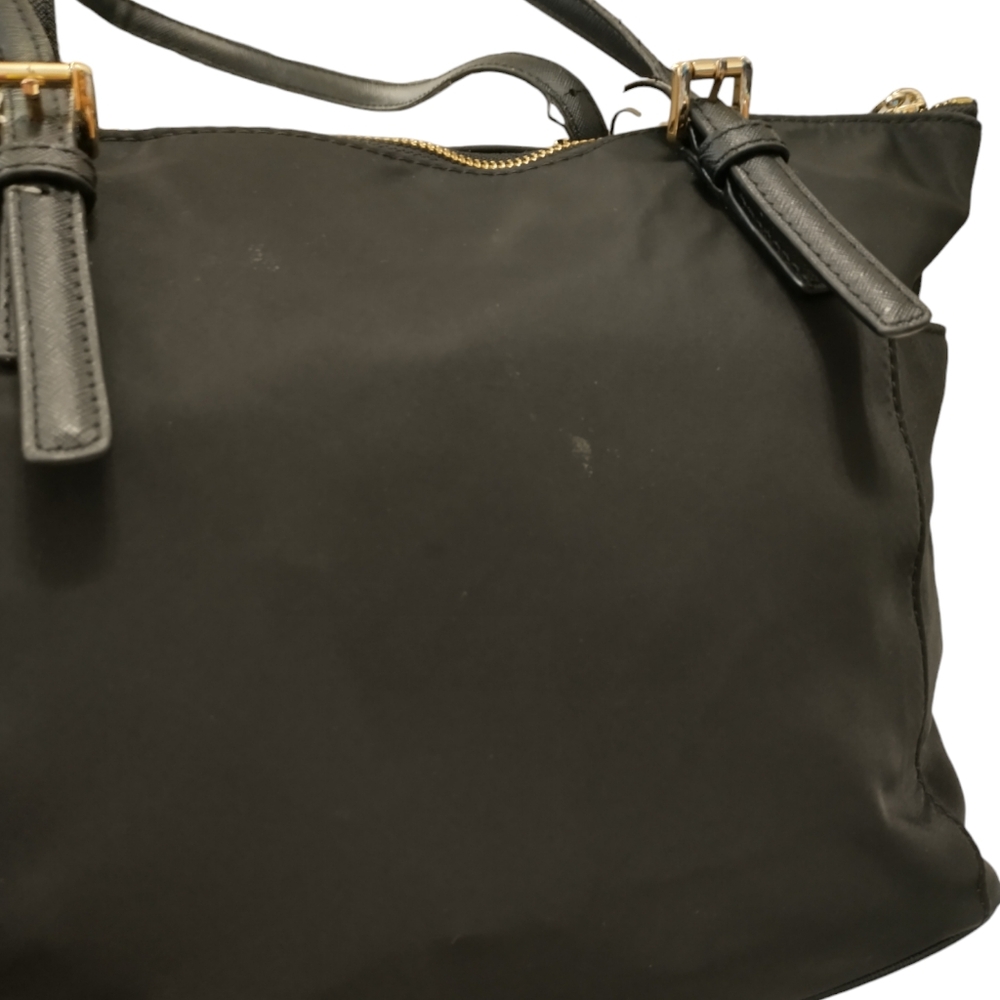 Michael Kors Bedford Black Nylon East Women's Shoulder Bag - Picture 12 of 15